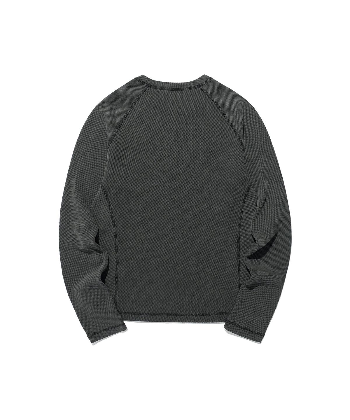 나이스고스트클럽(NICEGHOSTCLUB) CRYING ANGEL WAFFLE L/S TEE_CHARCOAL(NG2EFUT556A)