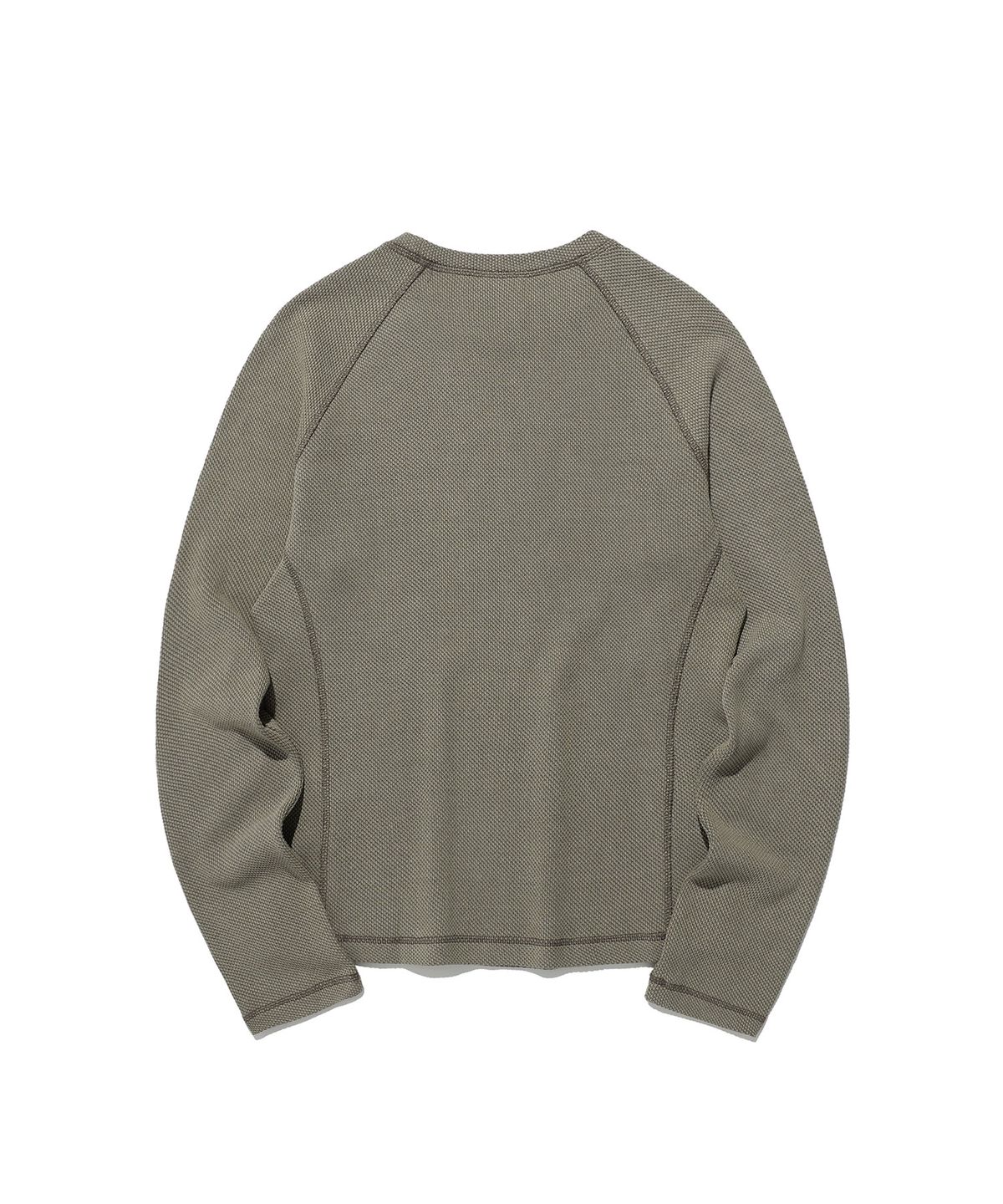 나이스고스트클럽(NICEGHOSTCLUB) CRYING ANGEL WAFFLE L/S TEE_BEIGE(NG2EFUT556A)