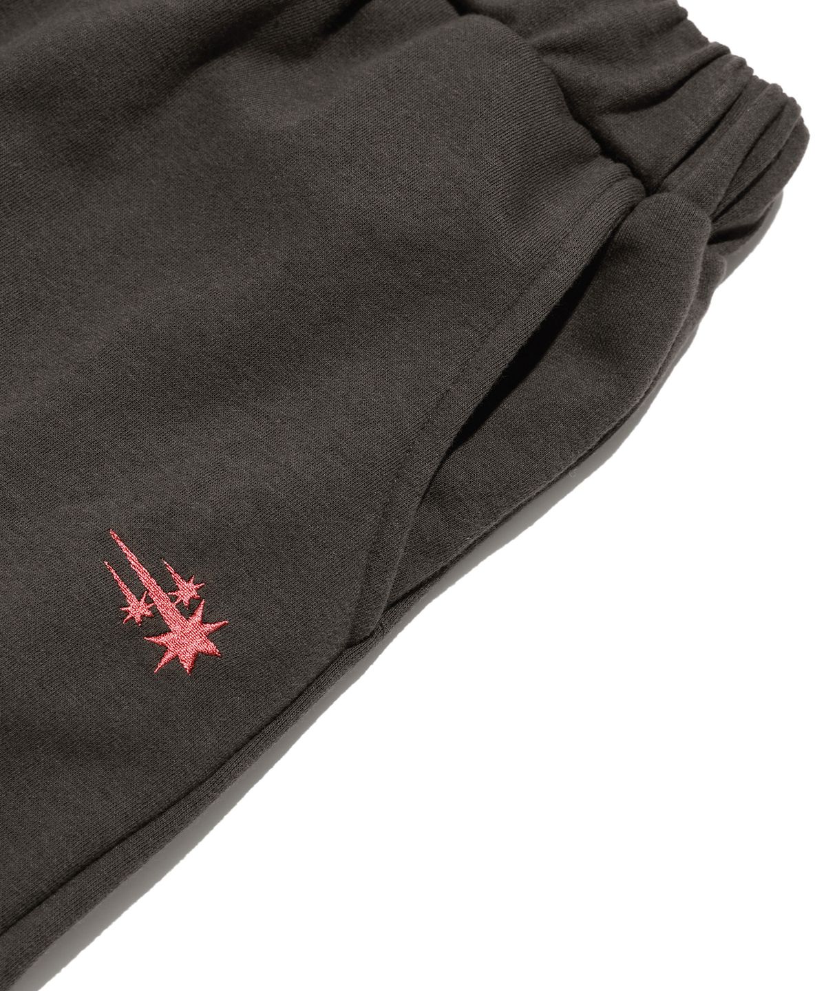 나이스고스트클럽(NICEGHOSTCLUB) LOGO SWEAT LAYERED PANTS_CHARCOAL(NG2DFUPA91A)