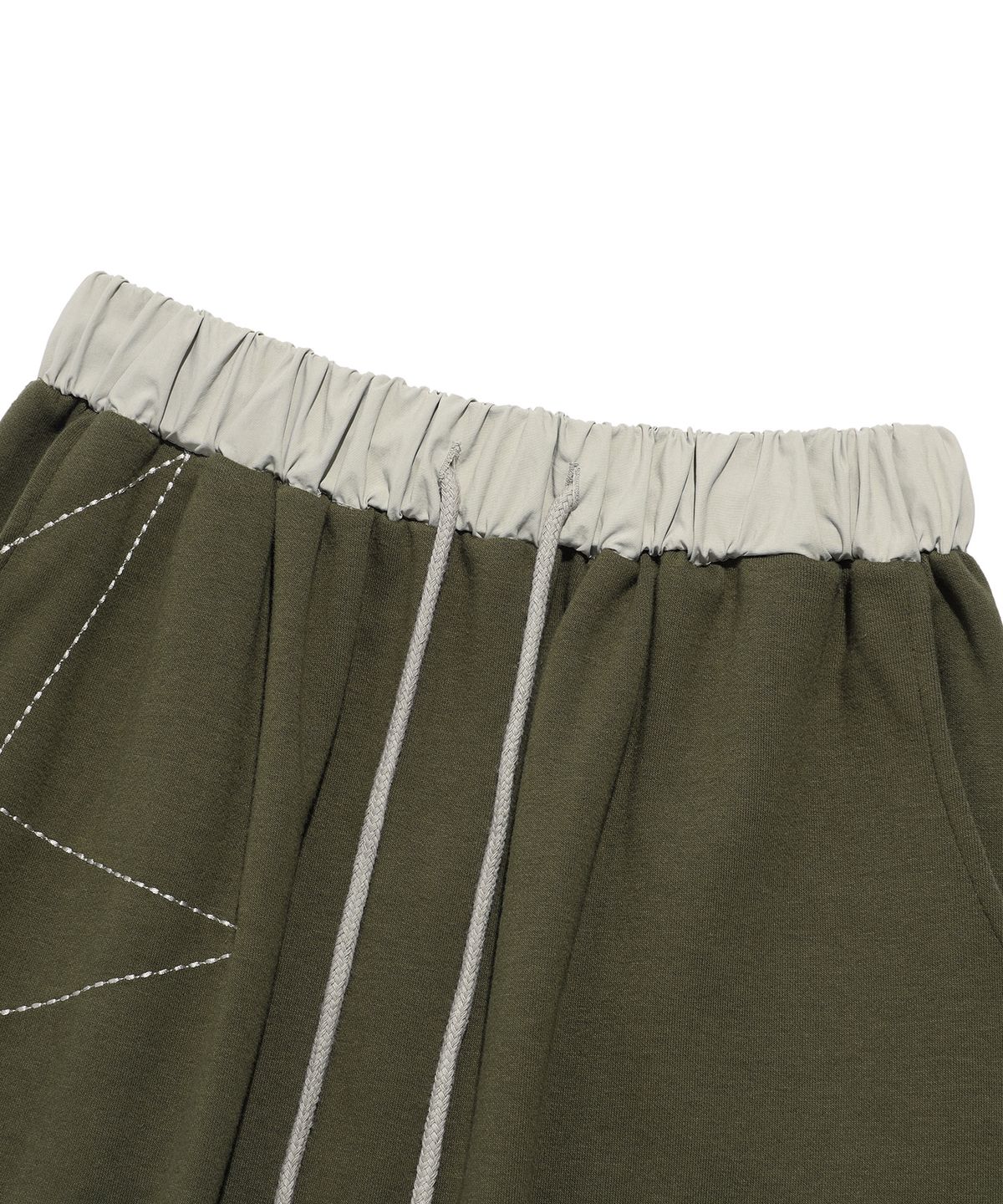 나이스고스트클럽(NICEGHOSTCLUB) BIG STAR LOGO SWEAT SKIRT_KHAKI(NG2EFUPA90A)