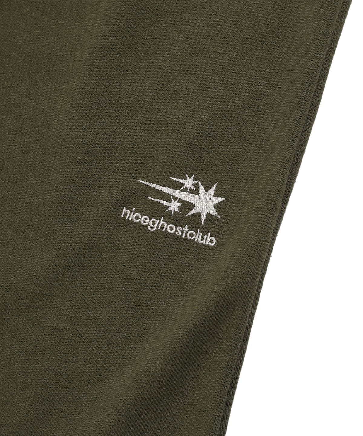 나이스고스트클럽(NICEGHOSTCLUB) BIG STAR LOGO SWEAT SKIRT_KHAKI(NG2EFUPA90A)