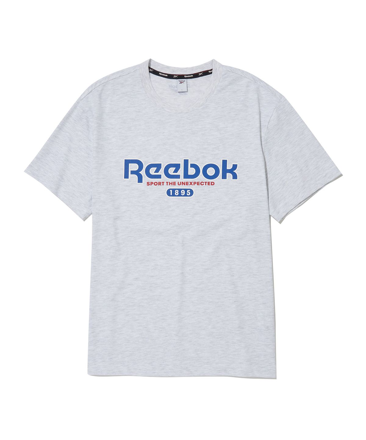 리복(REEBOK) 베이직 그래픽 티셔츠 - 라이트 그레이