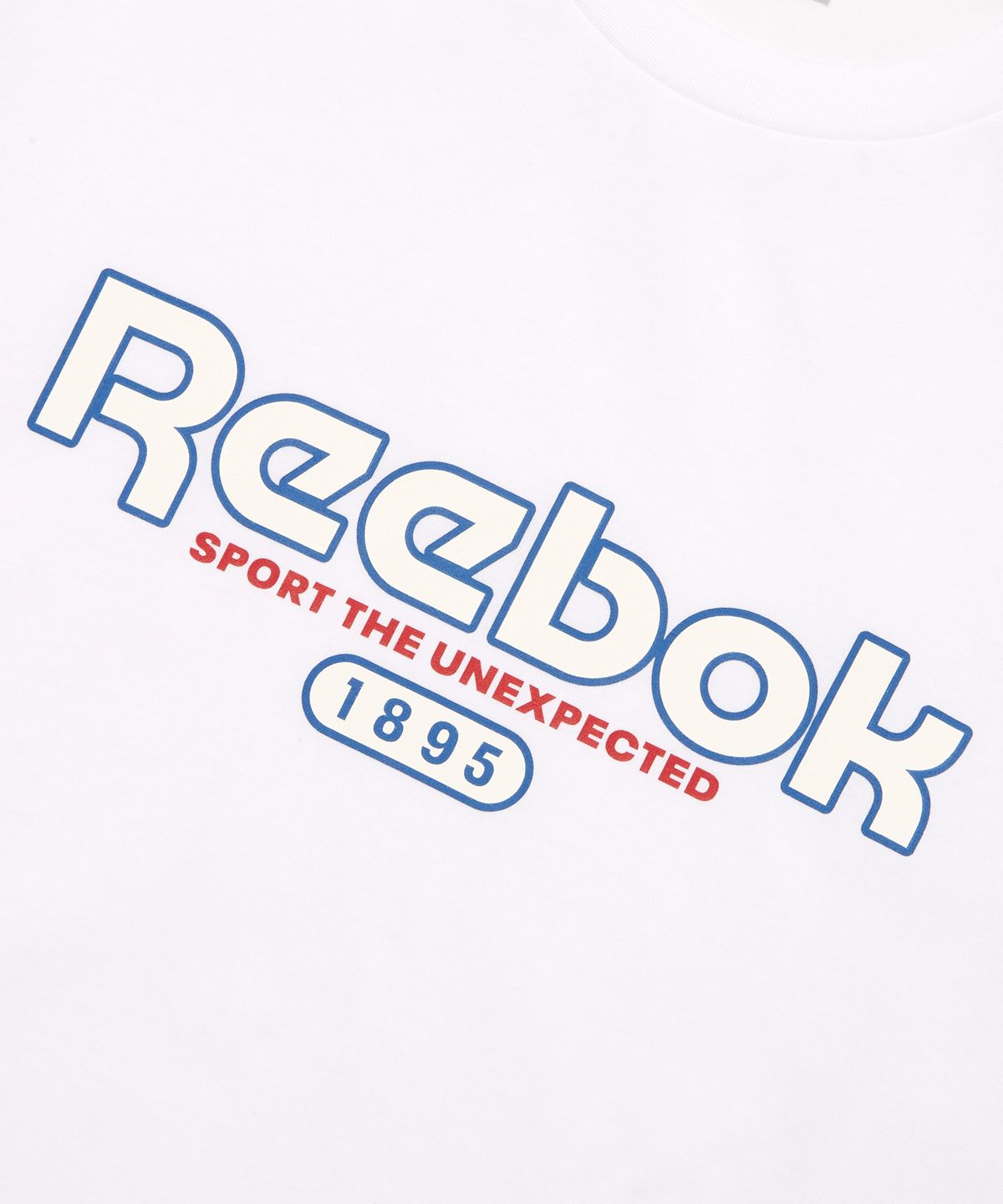 리복(REEBOK) 베이직 그래픽 티셔츠 - 화이트