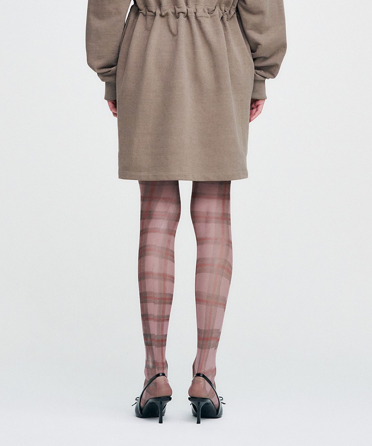 킴지수(KIMZISU) Plaid Check Stocking _ PINK