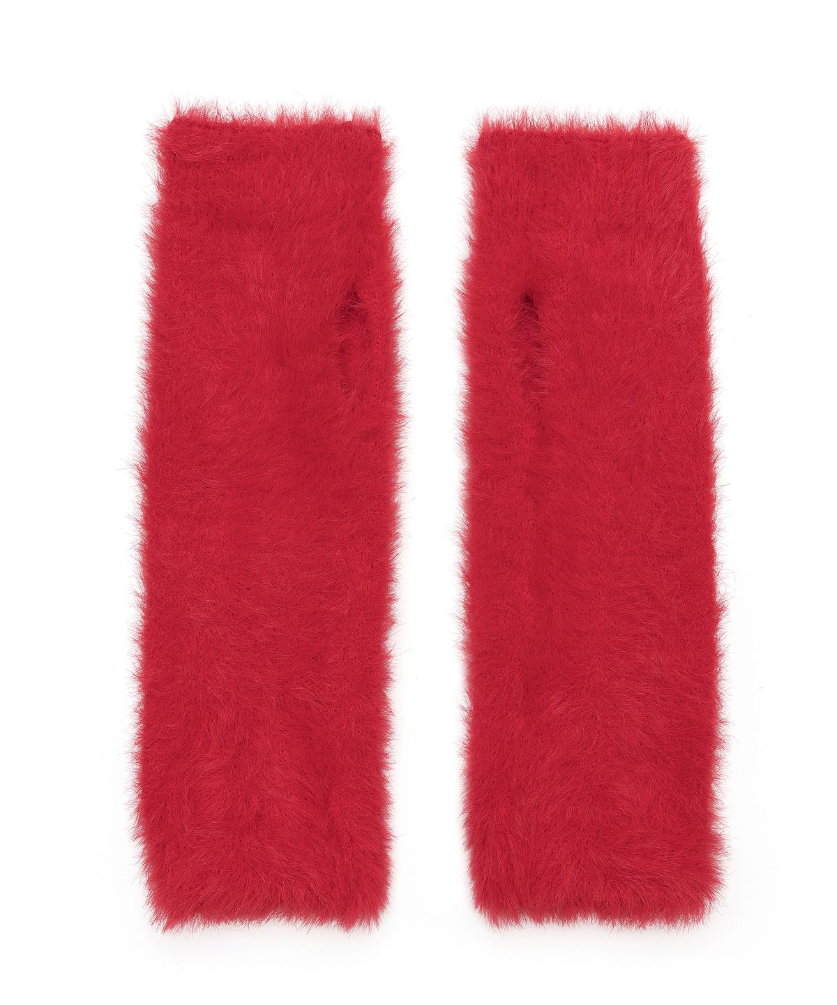 킴지수(KIMZISU) Metal Logo Fur Hand Warmer _ RED