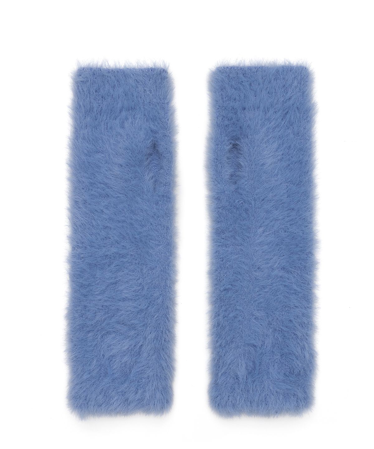 킴지수(KIMZISU) Metal Logo Fur Hand Warmer _ SKY BLUE