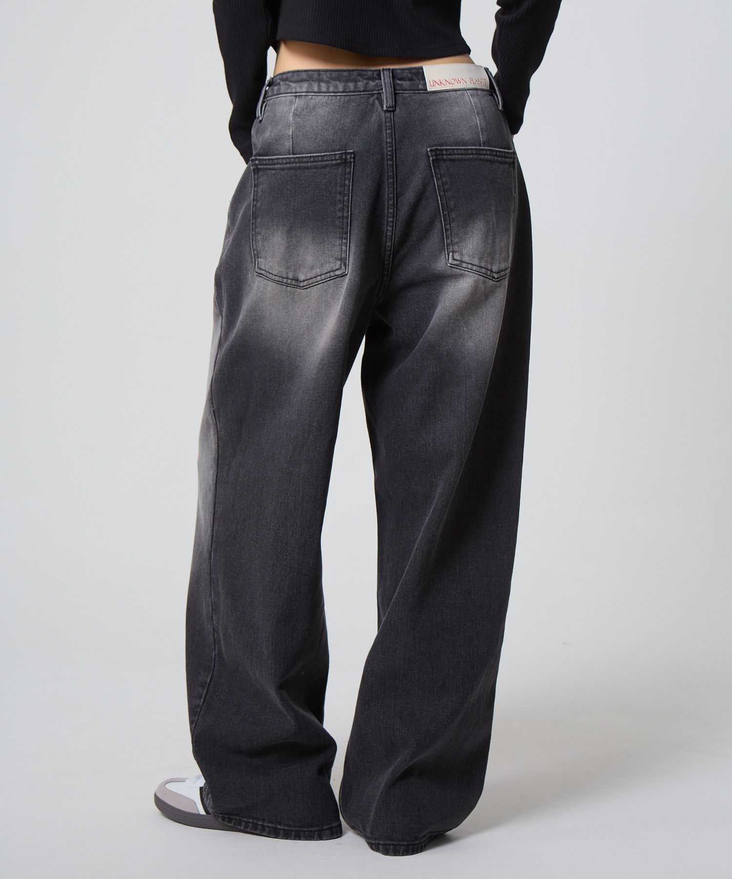 ◆UNKNOWN PLANET◆ Custom one-tuck wide denim pants vintage MUSINSA | UNKNOWN PLANET Custom one-tuck wide denim pants