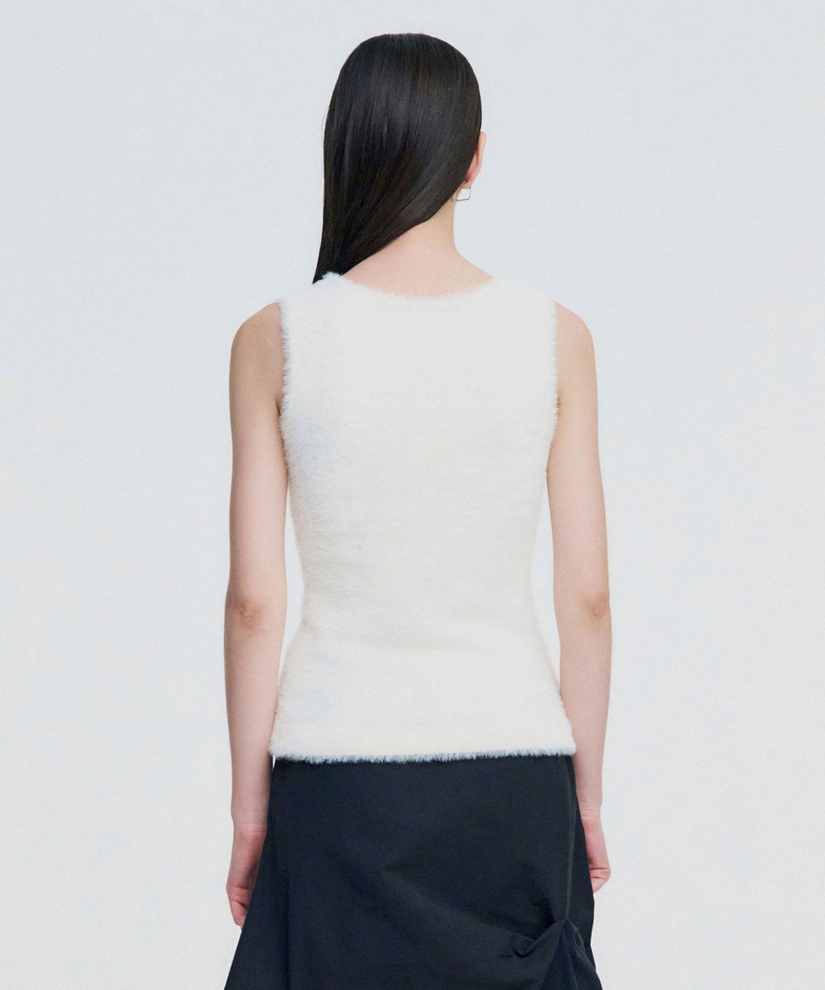 킴지수(KIMZISU) Elemental Motif Furry Knit Top _ IVORY