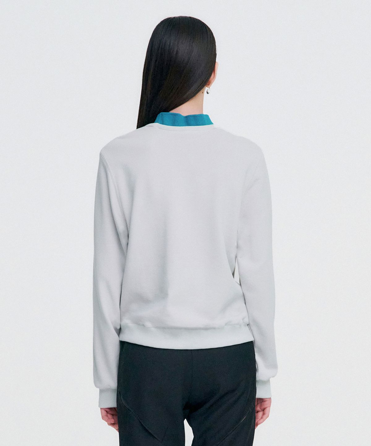 킴지수(KIMZISU) Double Rib Sweatshirt - Dall Sheep _ GREY