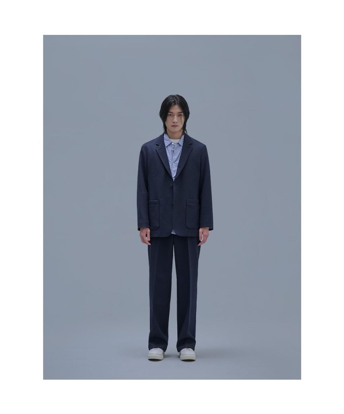 시프트지(SHIFT.G) Editor SetUp Jacket  Navy