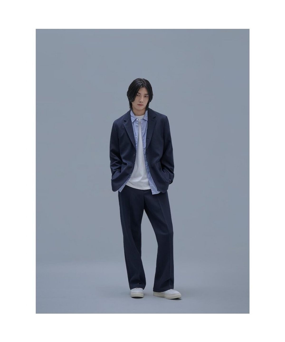 시프트지(SHIFT.G) Editor SetUp Jacket  Navy