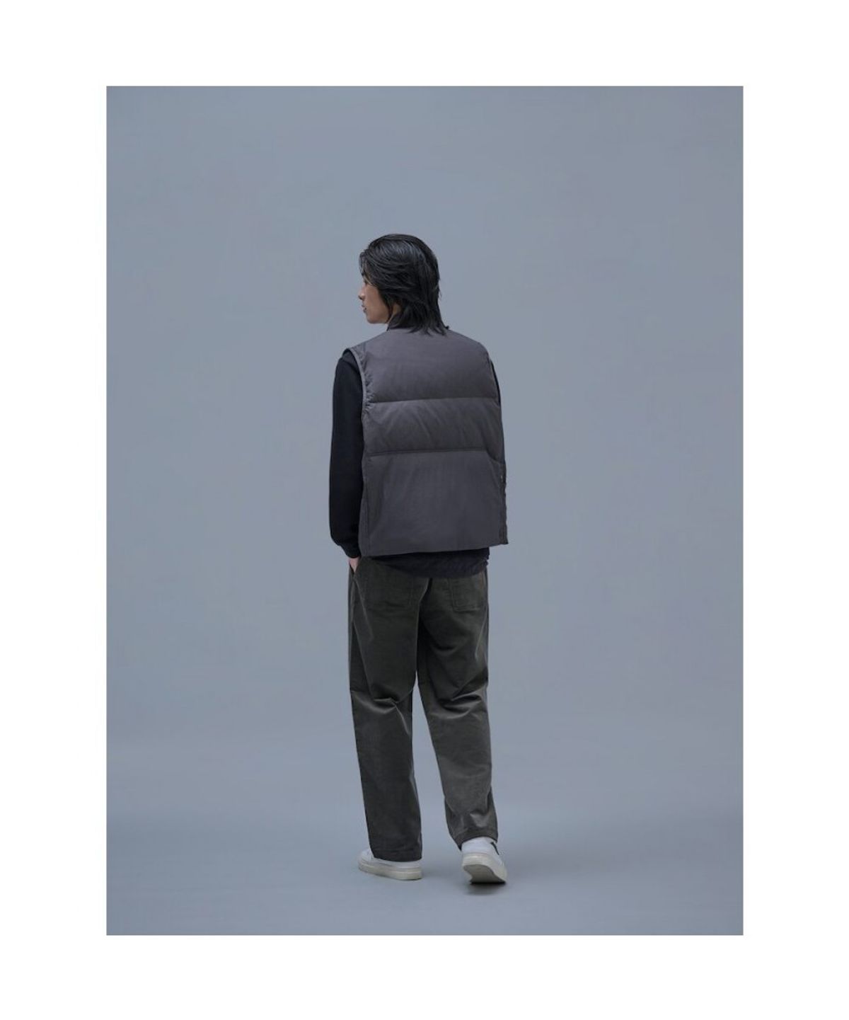 시프트지(SHIFT.G) Oversized Down Vest  Ash