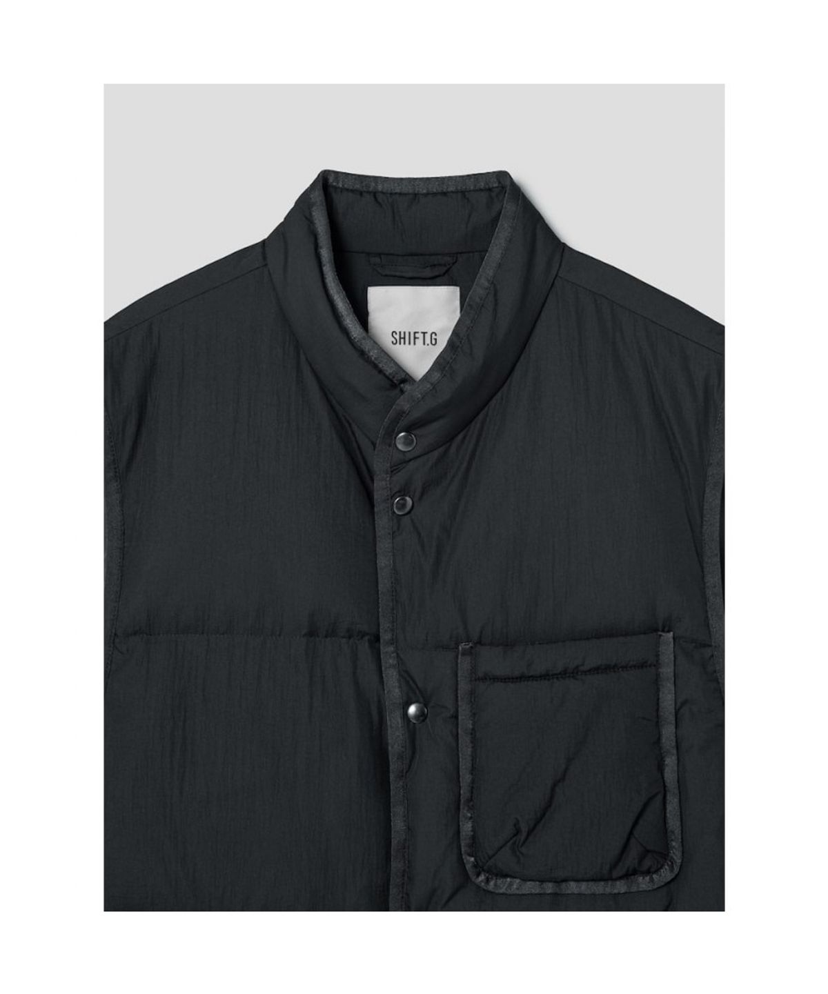 시프트지(SHIFT.G) Oversized Down Vest  Ash