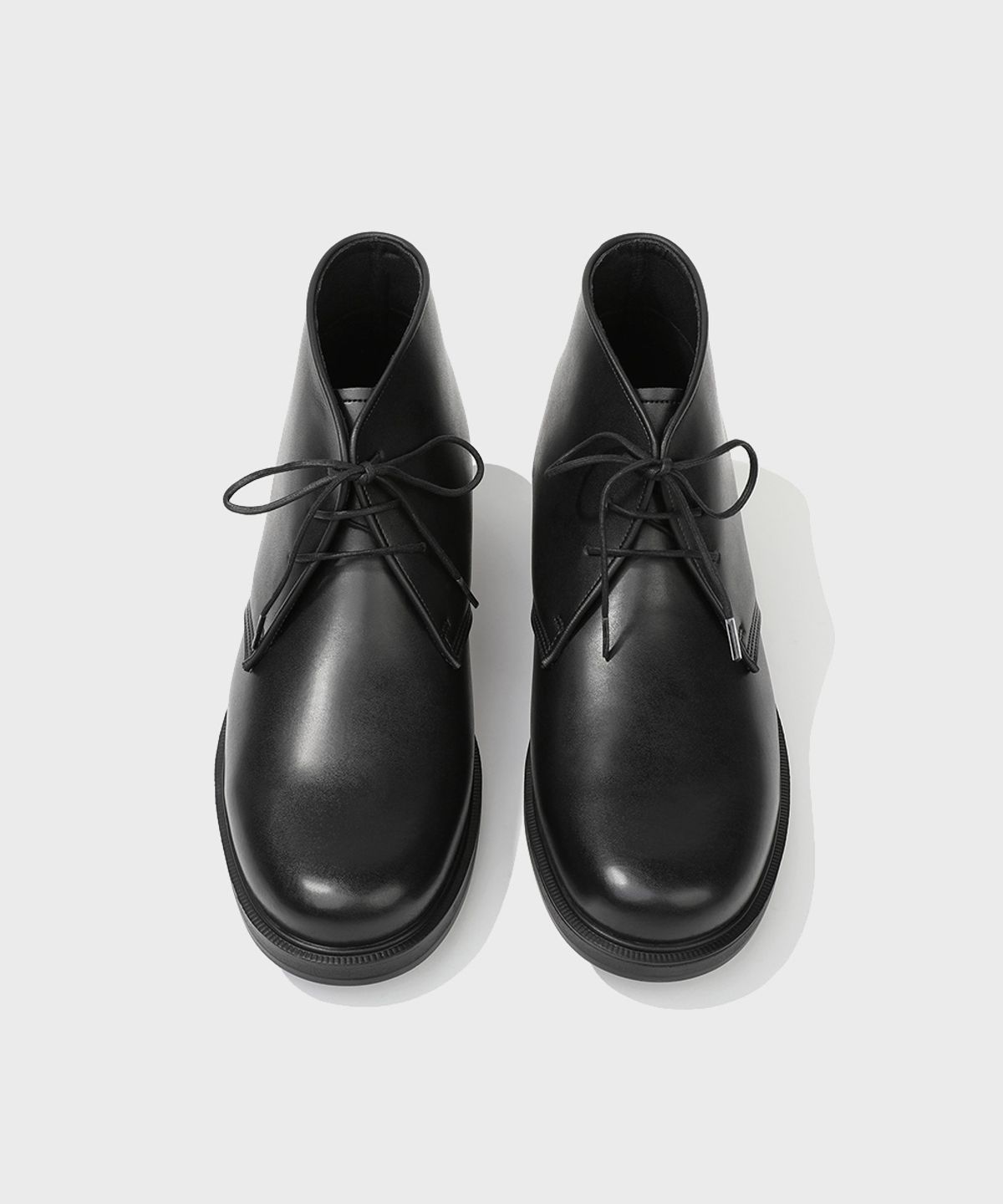 피렌체 아뜨리에(FIRENZE ATELIER) [SECOND.A] Basic Round Toe Chukka Boots_2NDF4900GB [BLACK]