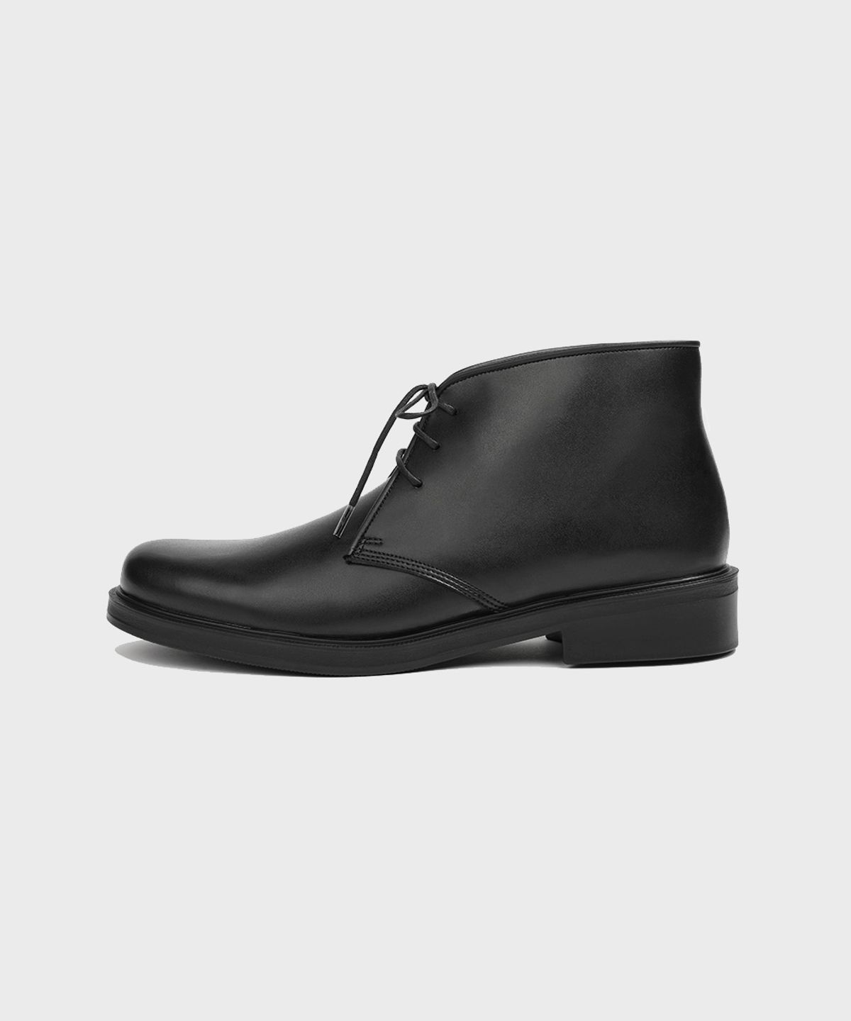 피렌체 아뜨리에(FIRENZE ATELIER) [SECOND.A] Basic Round Toe Chukka Boots_2NDF4900GB [BLACK]