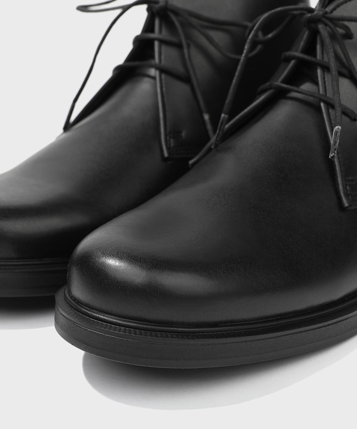 피렌체 아뜨리에(FIRENZE ATELIER) [SECOND.A] Basic Round Toe Chukka Boots_2NDF4900GB [BLACK]