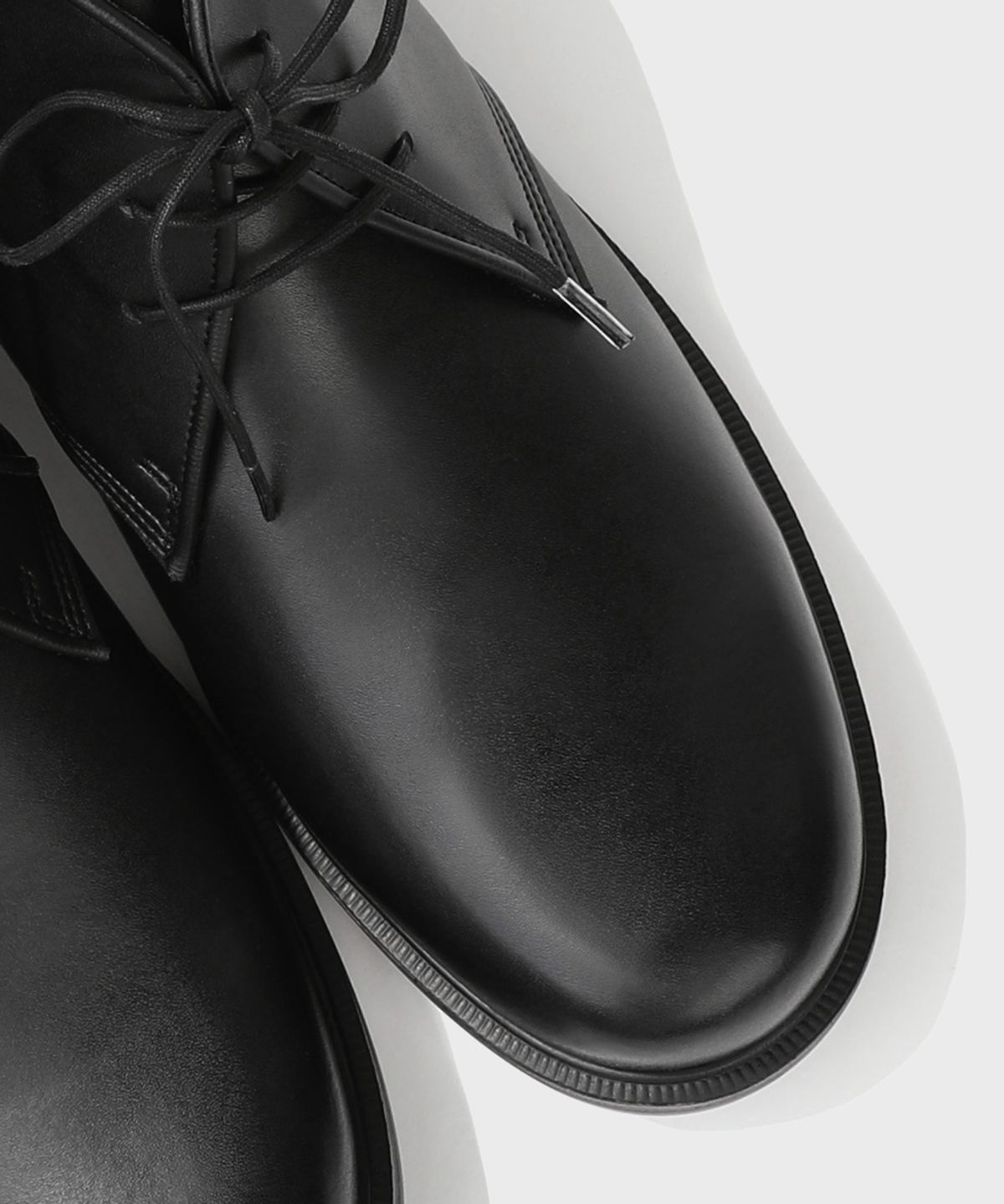 피렌체 아뜨리에(FIRENZE ATELIER) [SECOND.A] Basic Round Toe Chukka Boots_2NDF4900GB [BLACK]