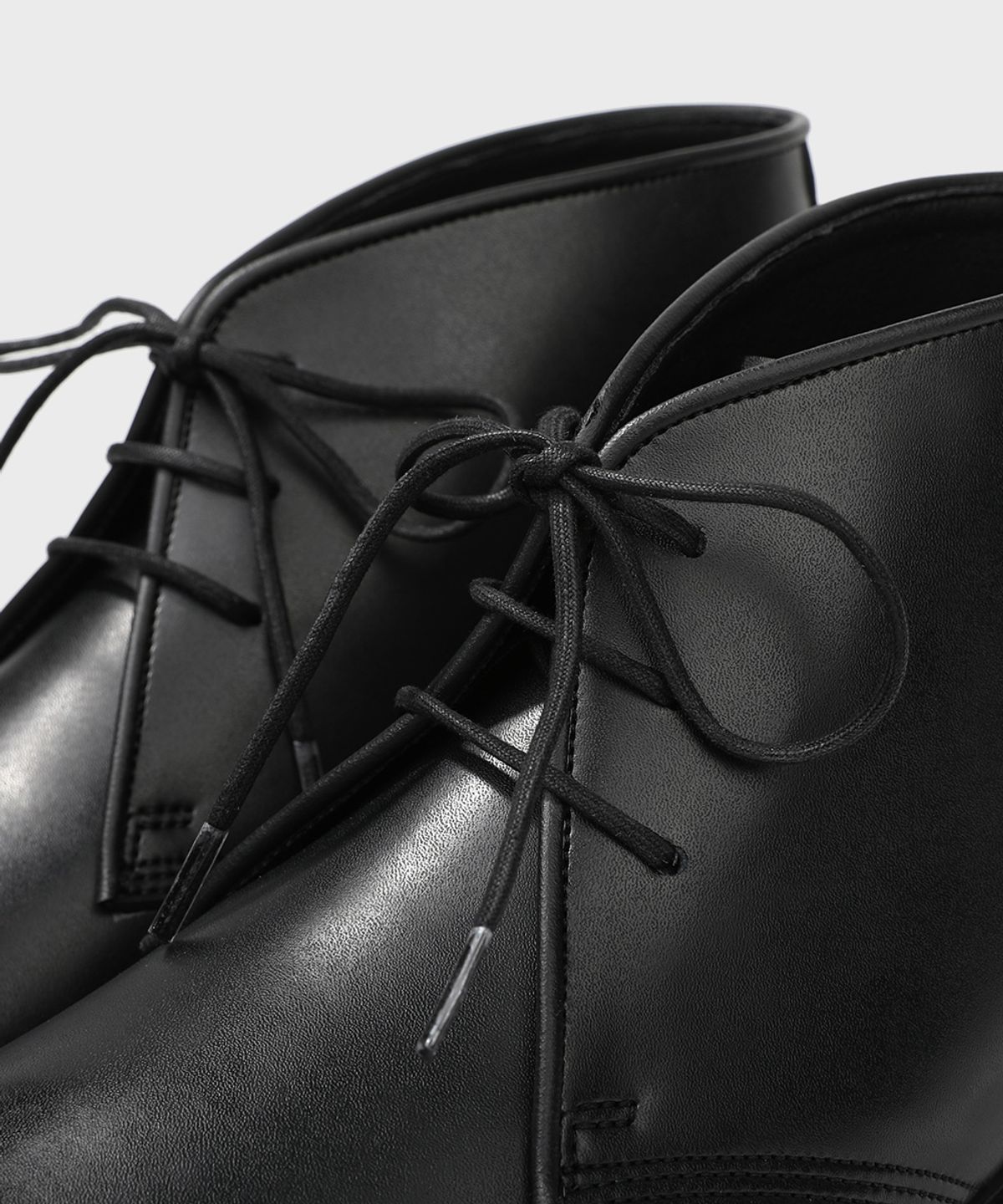 피렌체 아뜨리에(FIRENZE ATELIER) [SECOND.A] Basic Round Toe Chukka Boots_2NDF4900GB [BLACK]