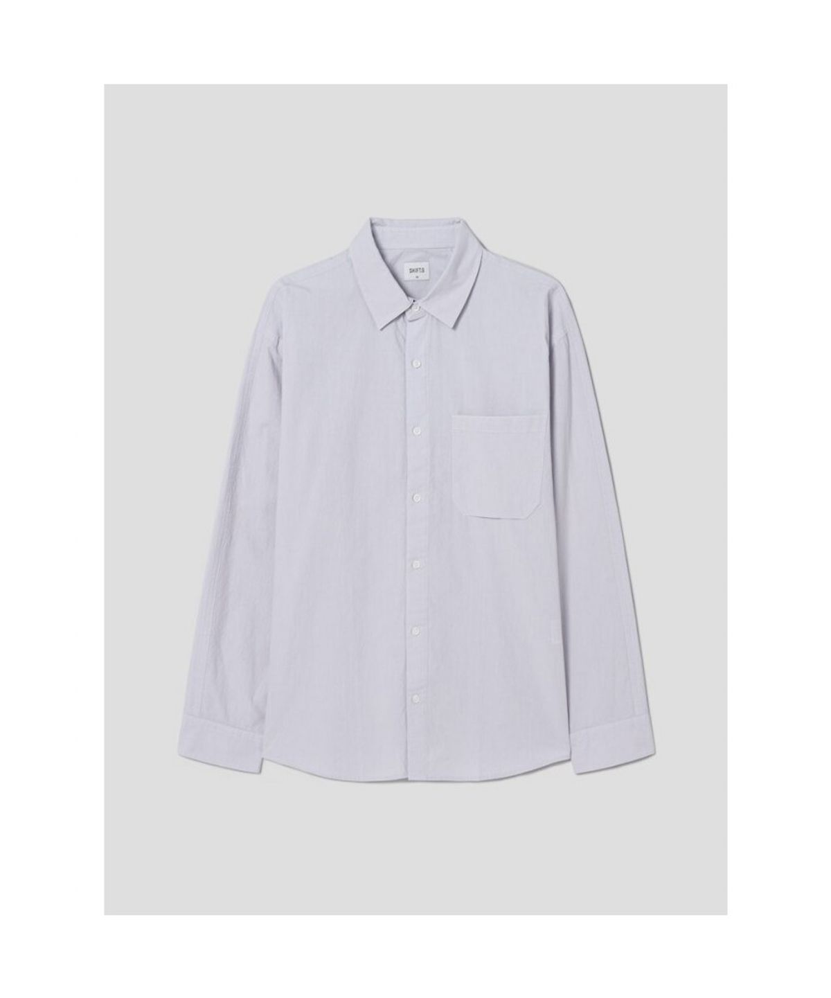 시프트지(SHIFT.G) Solid Cloud Shirts  Light Grey