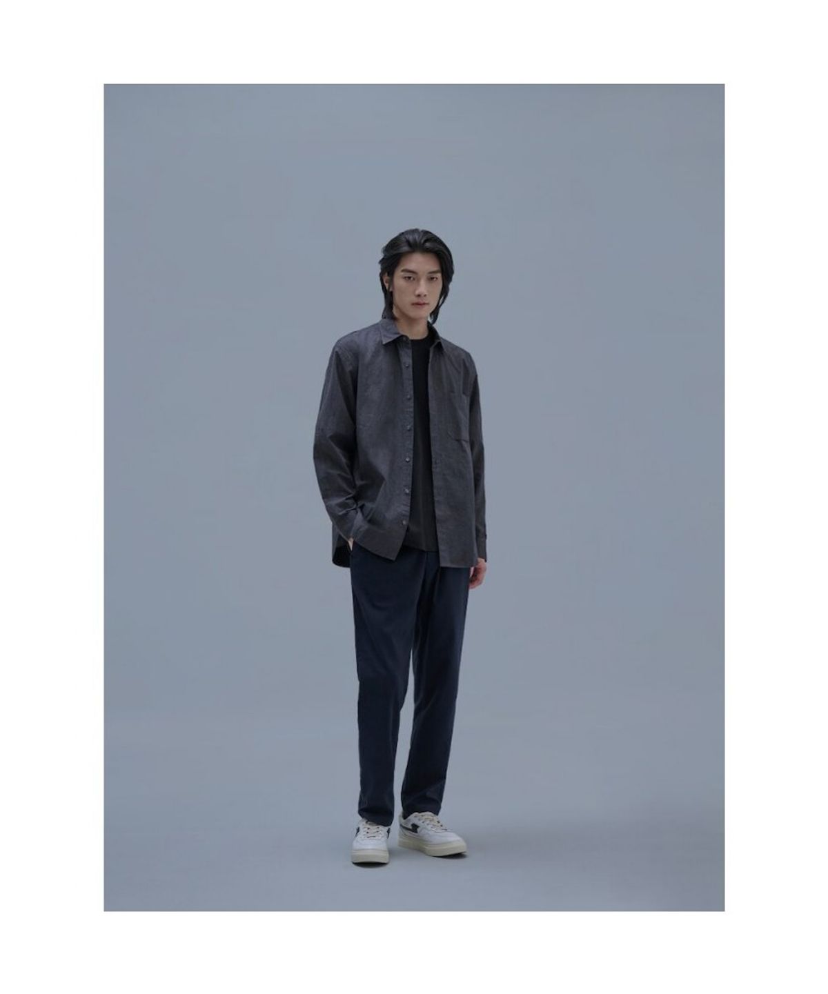 시프트지(SHIFT.G) Solid Cloud Shirts  Ash