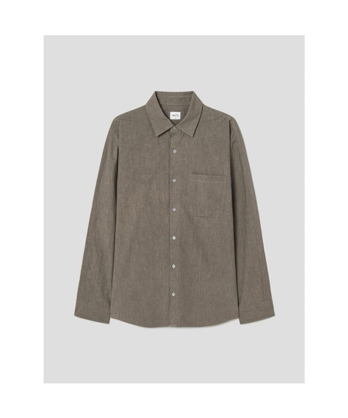 시프트지(SHIFT.G) Solid Cloud Shirts  Khaki