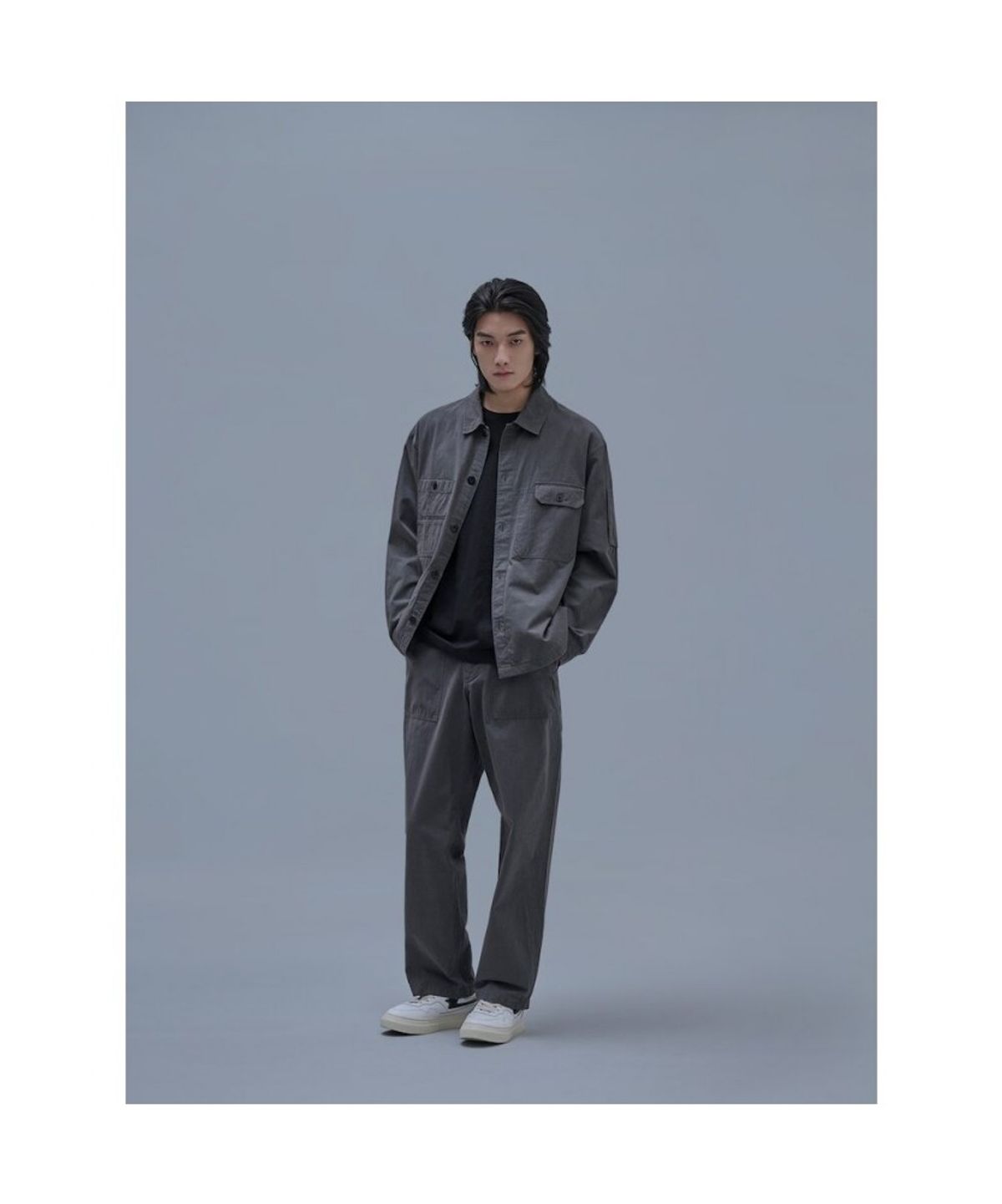 시프트지(SHIFT.G) Cotton Zoomin Shirts  Khaki