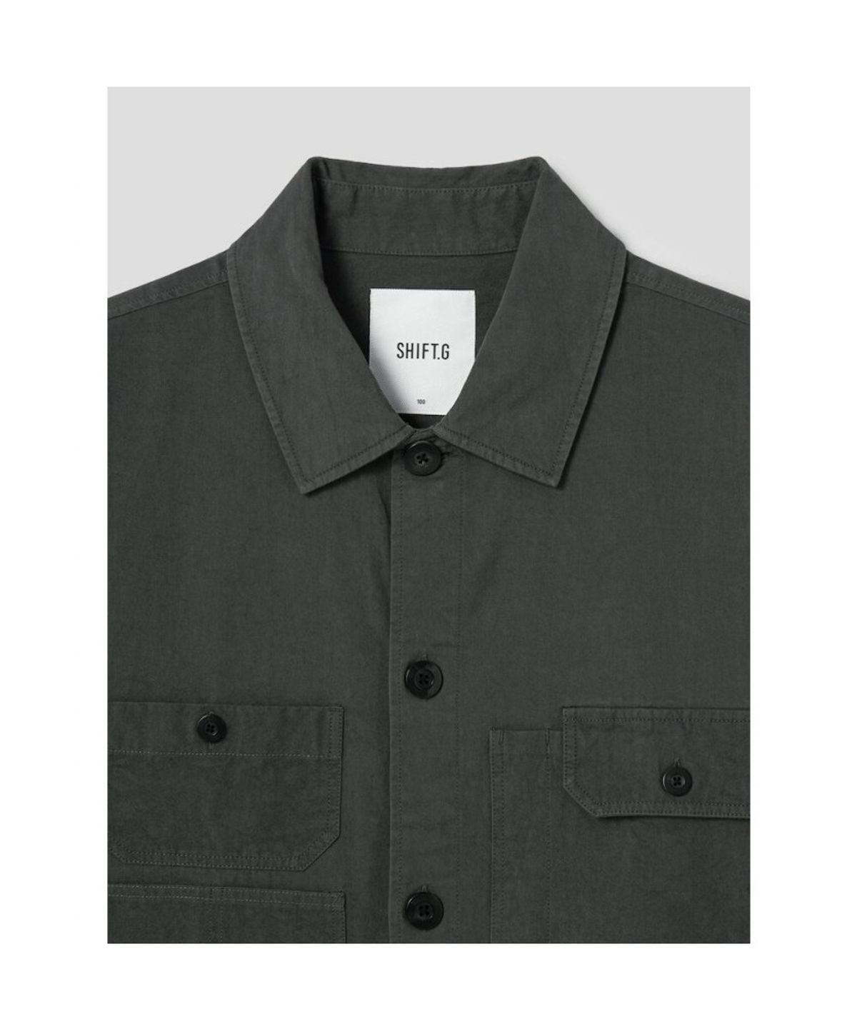 시프트지(SHIFT.G) Cotton Zoomin Shirts  Khaki