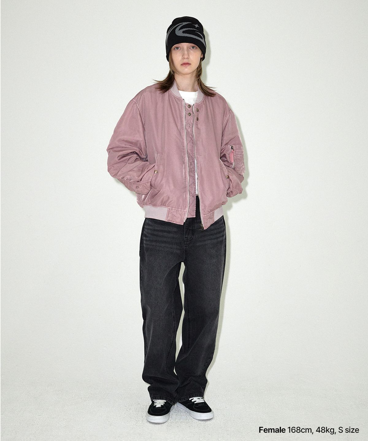 마하그리드(MAHAGRID) OVERDYED MA-1 JACKET PINK(MG2EFMB930A)