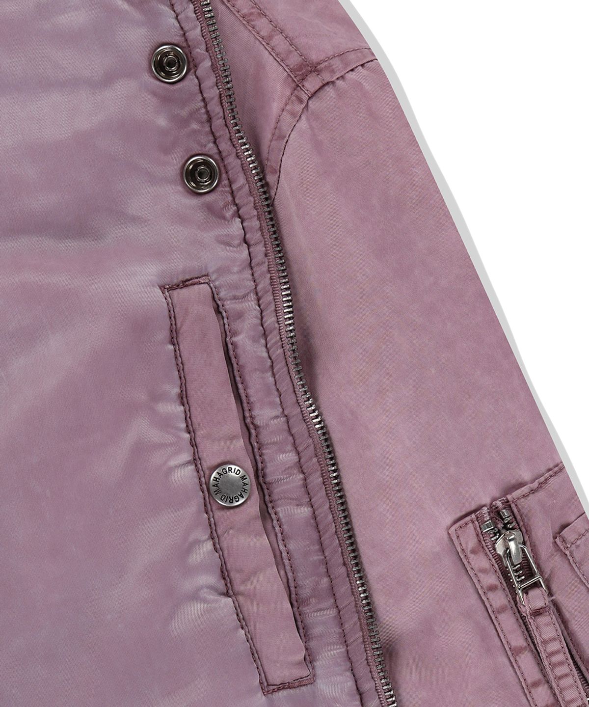 마하그리드(MAHAGRID) OVERDYED MA-1 JACKET PINK(MG2EFMB930A)