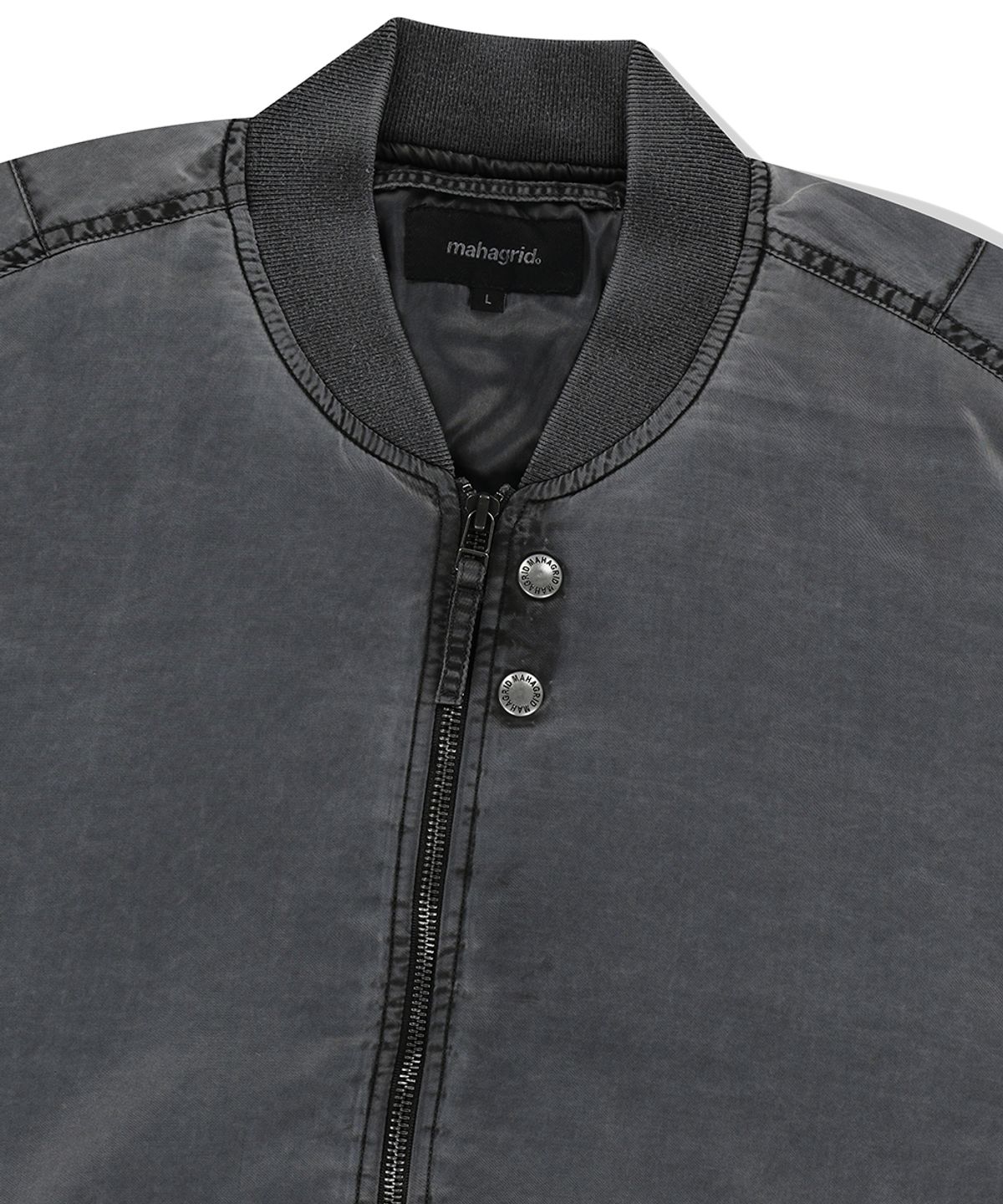 마하그리드(MAHAGRID) OVERDYED MA-1 JACKET CHARCOAL(MG2EFMB930A)