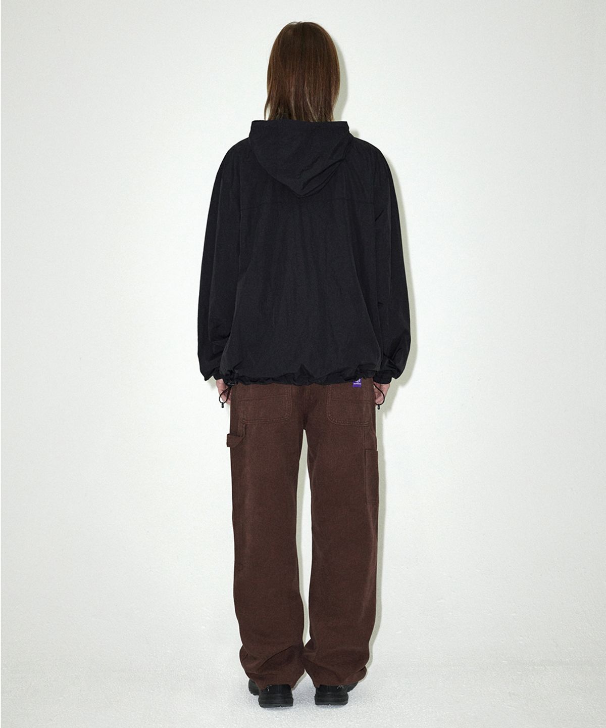마하그리드(MAHAGRID) BASIC LOGO NYLON WINDBREAKER BLACK(MG2EFMSC00A)