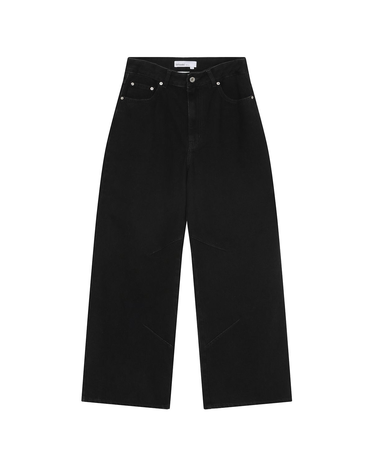MUSINSA公式 | MISEKI SEOUL Pocket denim wide pants BLACK
