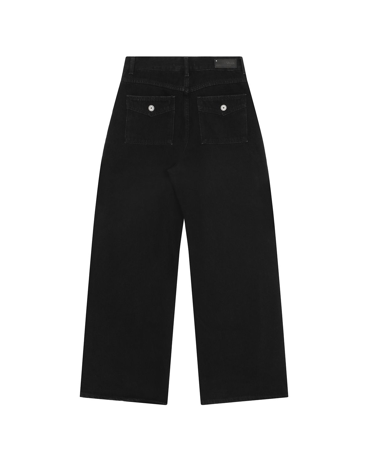 미세키서울(MISEKI SEOUL) Pocket denim wide pants BLACK