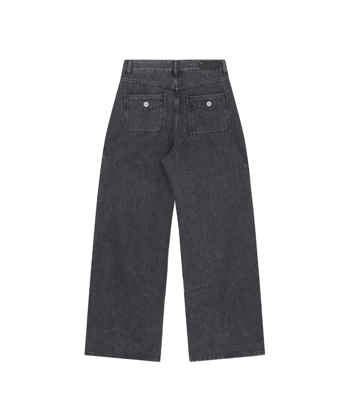 미세키서울(MISEKI SEOUL) Pocket denim wide pants CHARCOAL