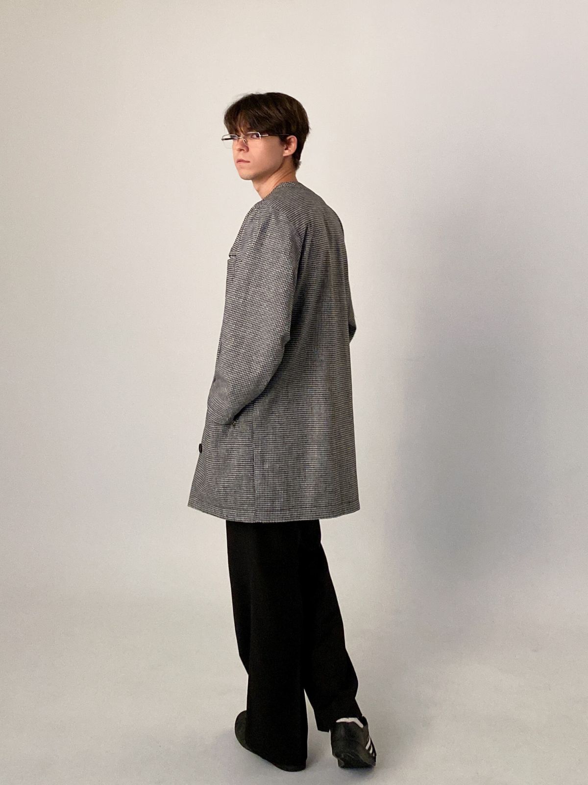 오버더와르(OVERTHEOIR) long blazer jacket