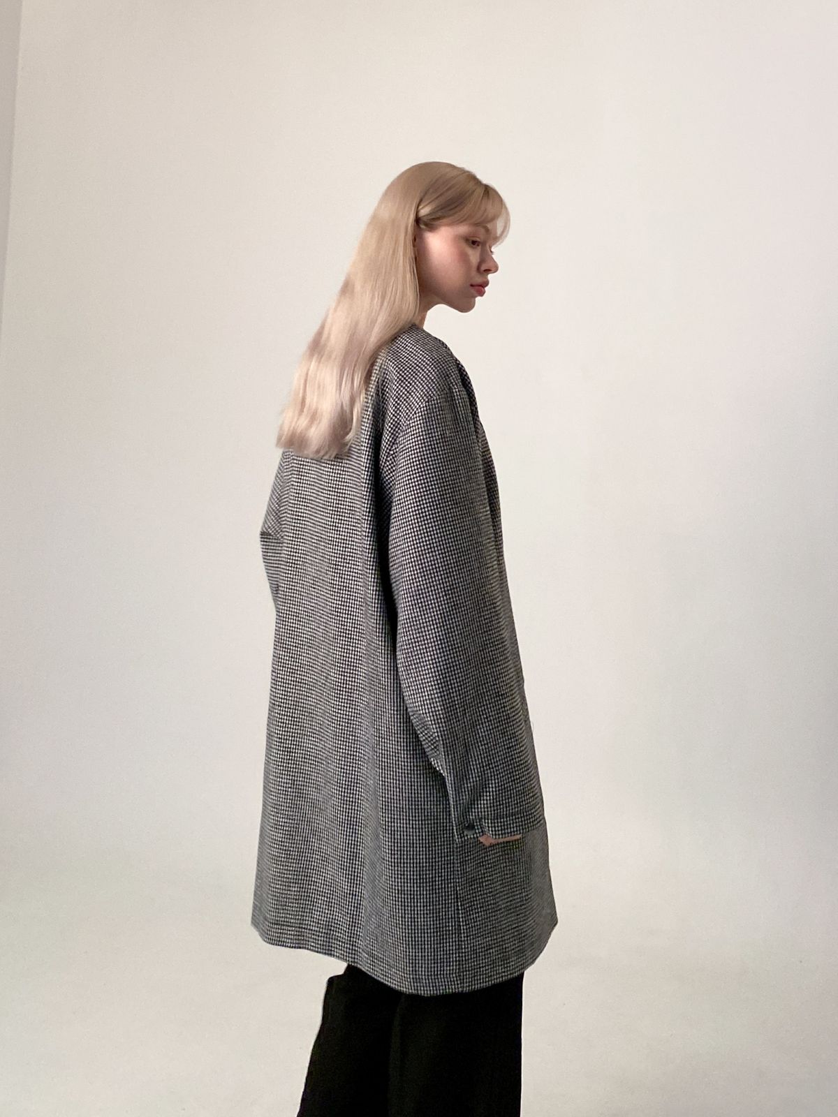오버더와르(OVERTHEOIR) long blazer jacket