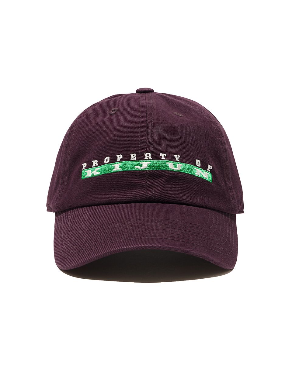 【人気ショップが最安値挑戦！】 MUSINSA公式 | KIJUN Logo Cap UNISEX Burgundy 帽子