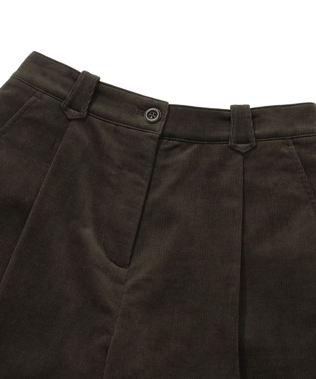 커버낫 우먼(COVERNAT WOMAN) 우먼 코듀로이 쇼츠 Brown