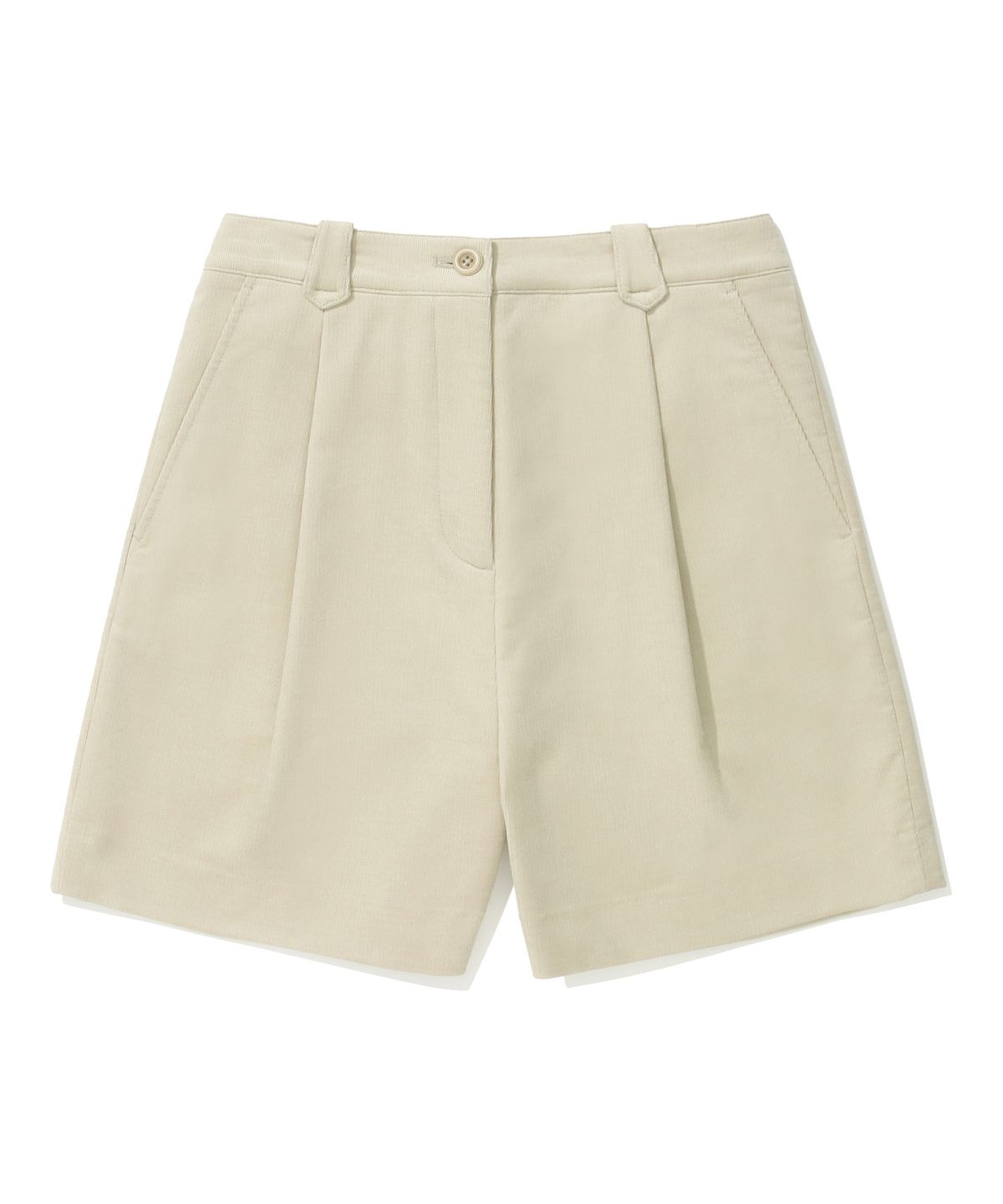 커버낫 우먼(COVERNAT WOMAN) 우먼 코듀로이 쇼츠 Beige