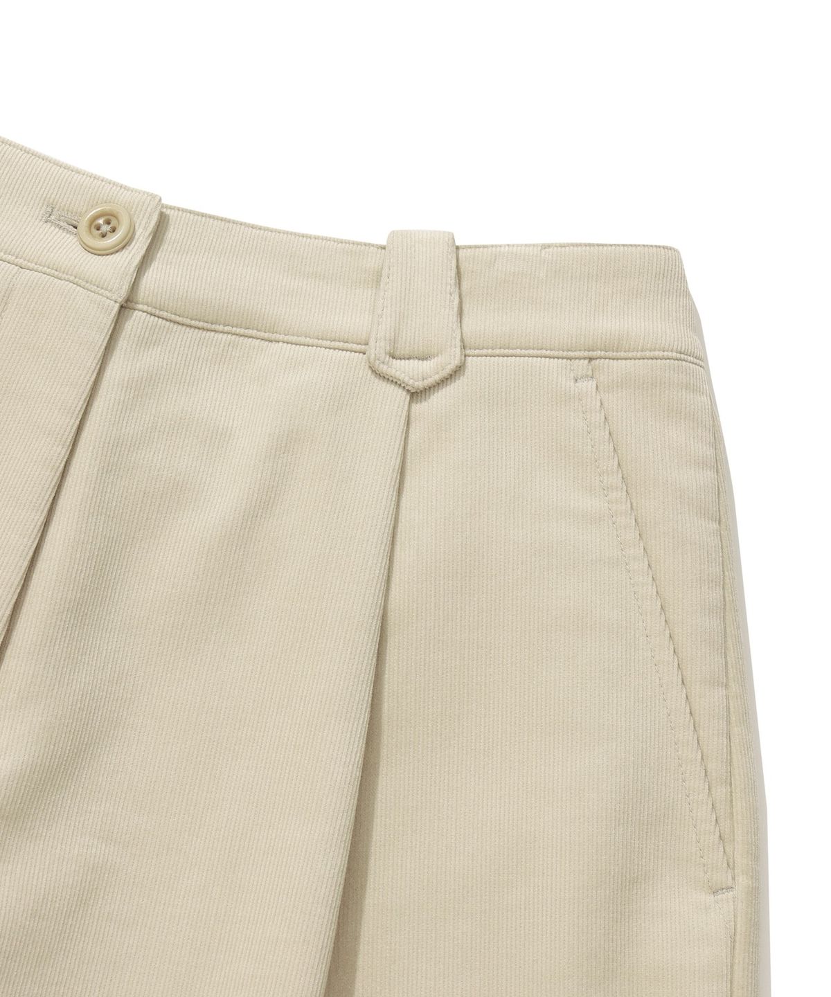 커버낫 우먼(COVERNAT WOMAN) 우먼 코듀로이 쇼츠 Beige