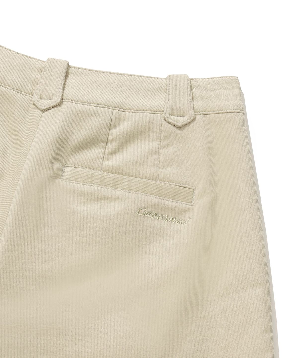 커버낫 우먼(COVERNAT WOMAN) 우먼 코듀로이 쇼츠 Beige