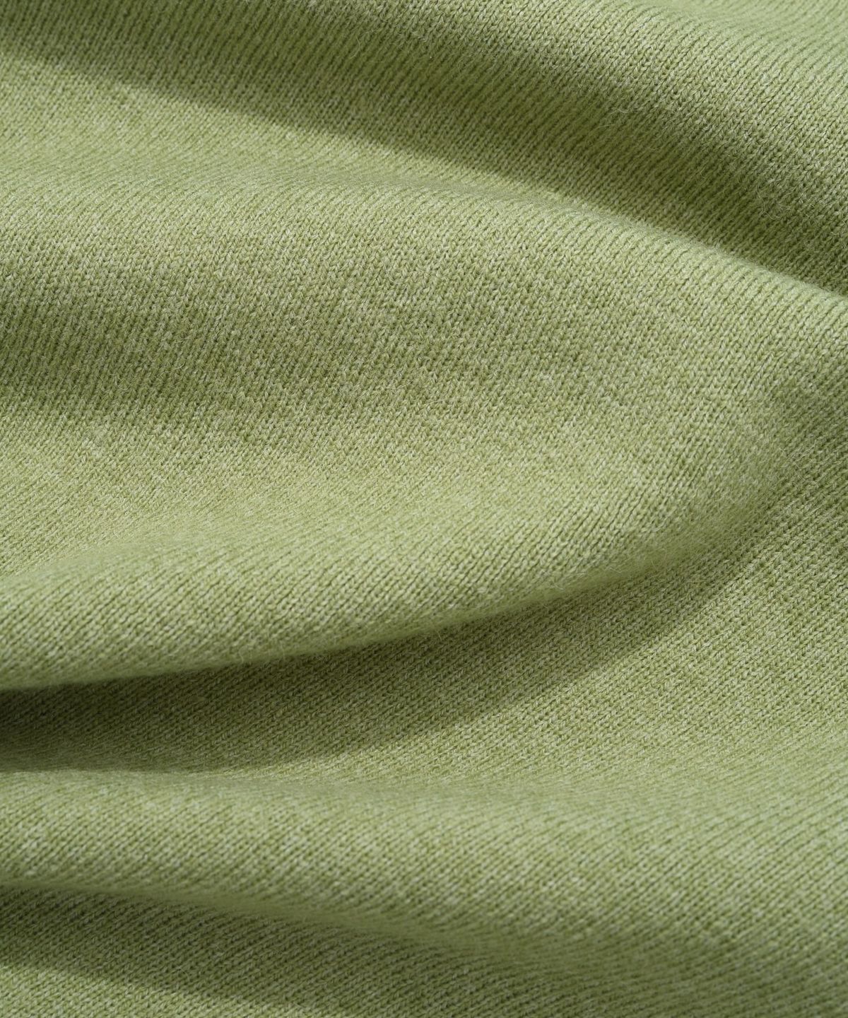 커버낫 우먼(COVERNAT WOMAN) 우먼 터틀넥 퍼프 슬리브 하프 니트 Light Green