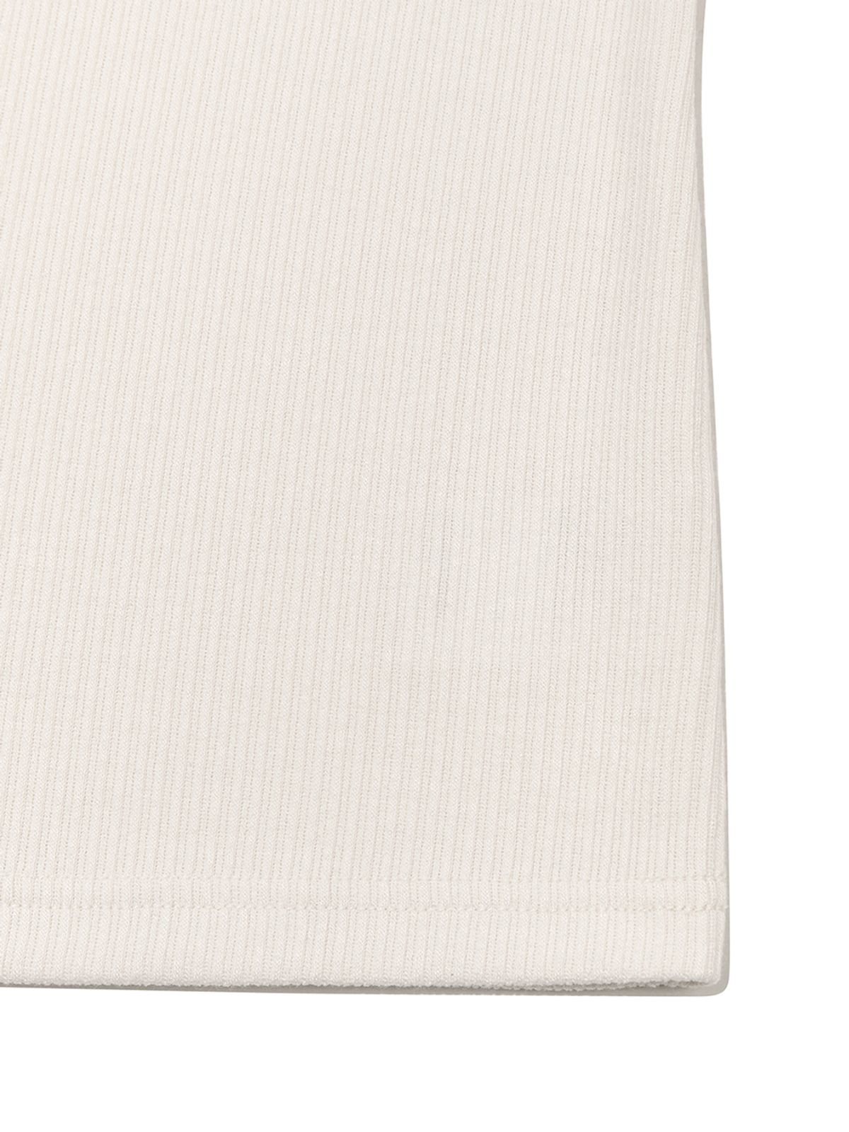 기준(KIJUN) Belted U-Neck Top Ivory