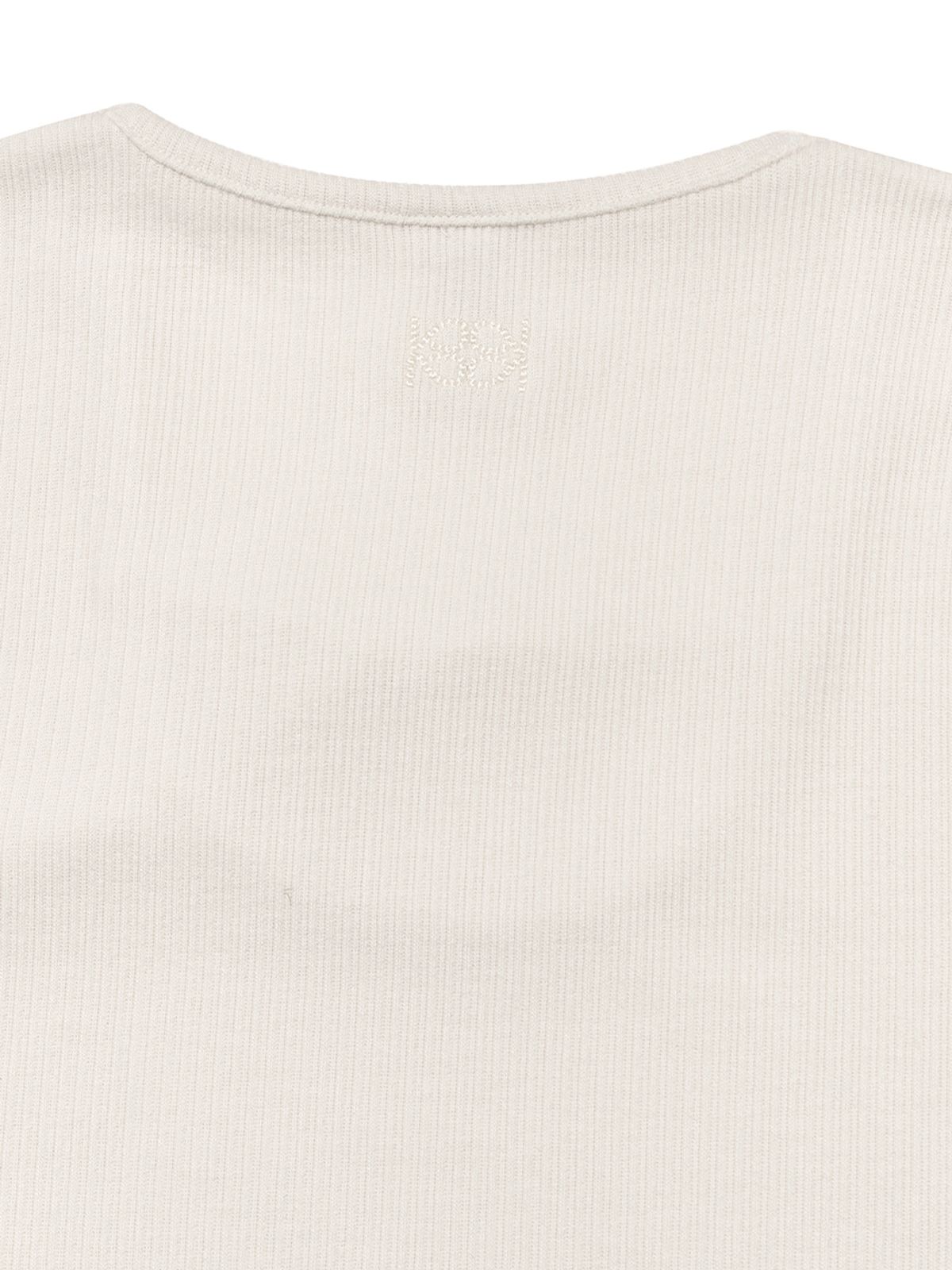 기준(KIJUN) Belted U-Neck Top Ivory