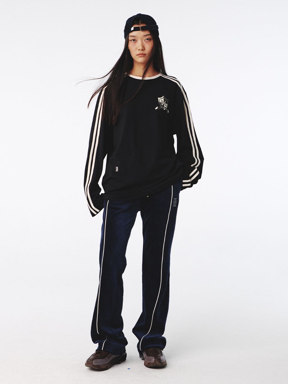 ★ 韓国の大人気【HIDDEN BEHIND】113 FOOTBALL MESH LONGSLEEVE 113 FOOTBALL MESH LONGSLEEVE (BLACK/CAMO) - OCO, 브랜드 편집