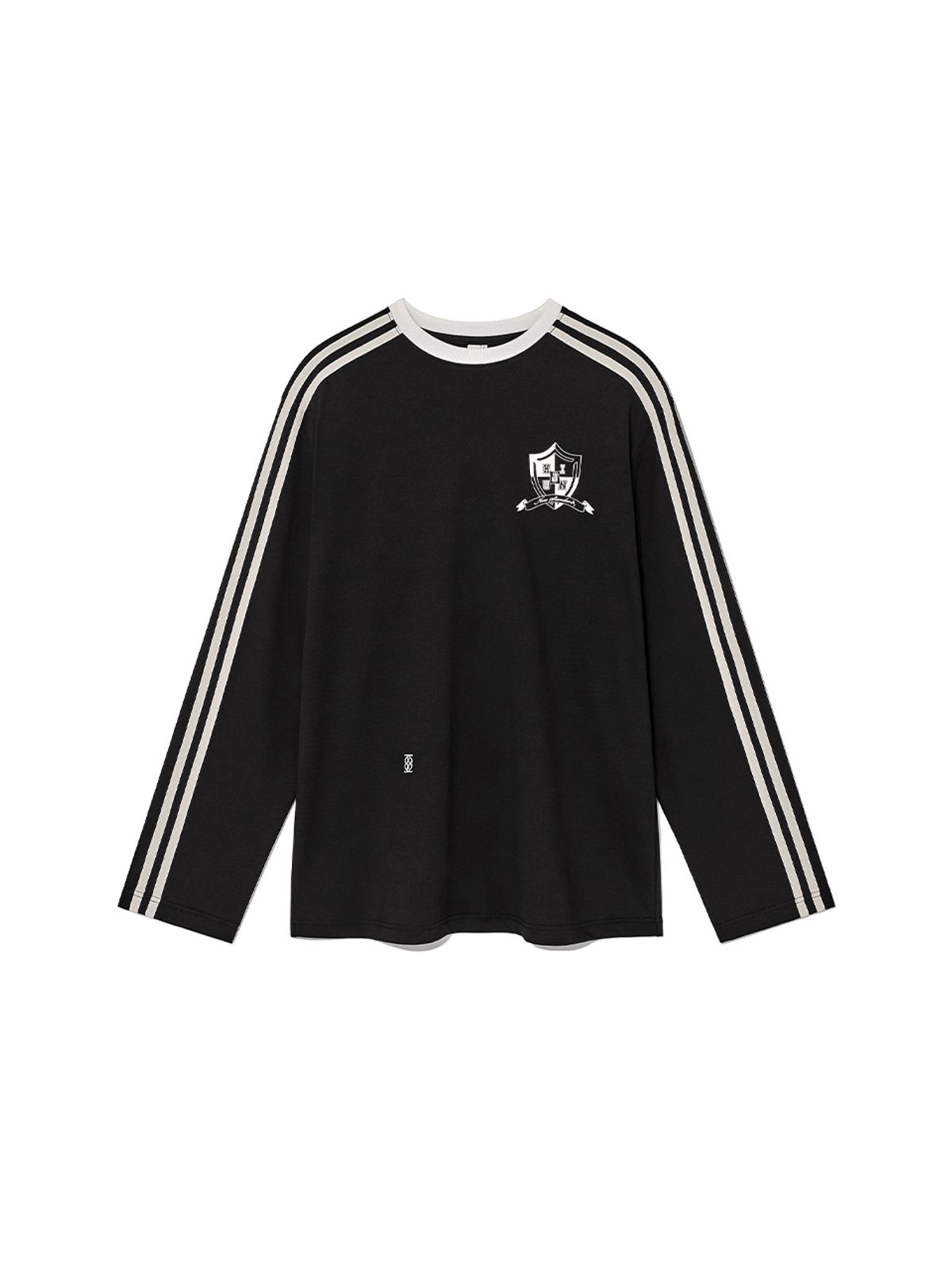 기준(KIJUN) Football Long Sleeve T-Shirt UNISEX Black