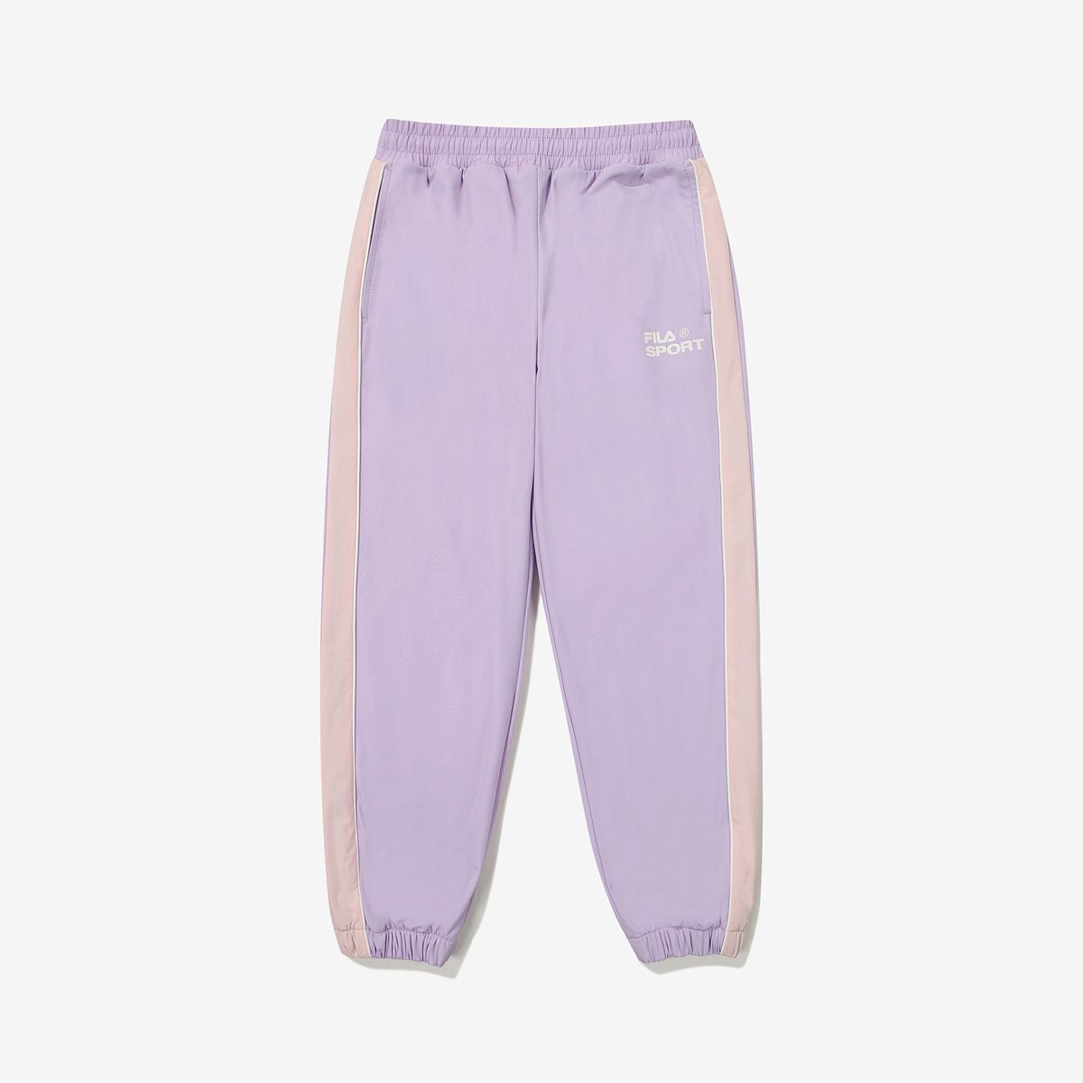휠라 키즈(FILA KIDS) 절개 우븐 조거 팬츠
