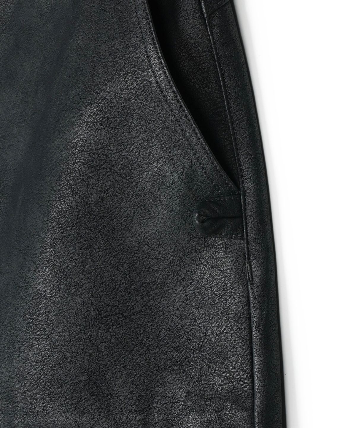 아이돈워너셀(IDWS) Hibiki Vegan Leather Pants Black