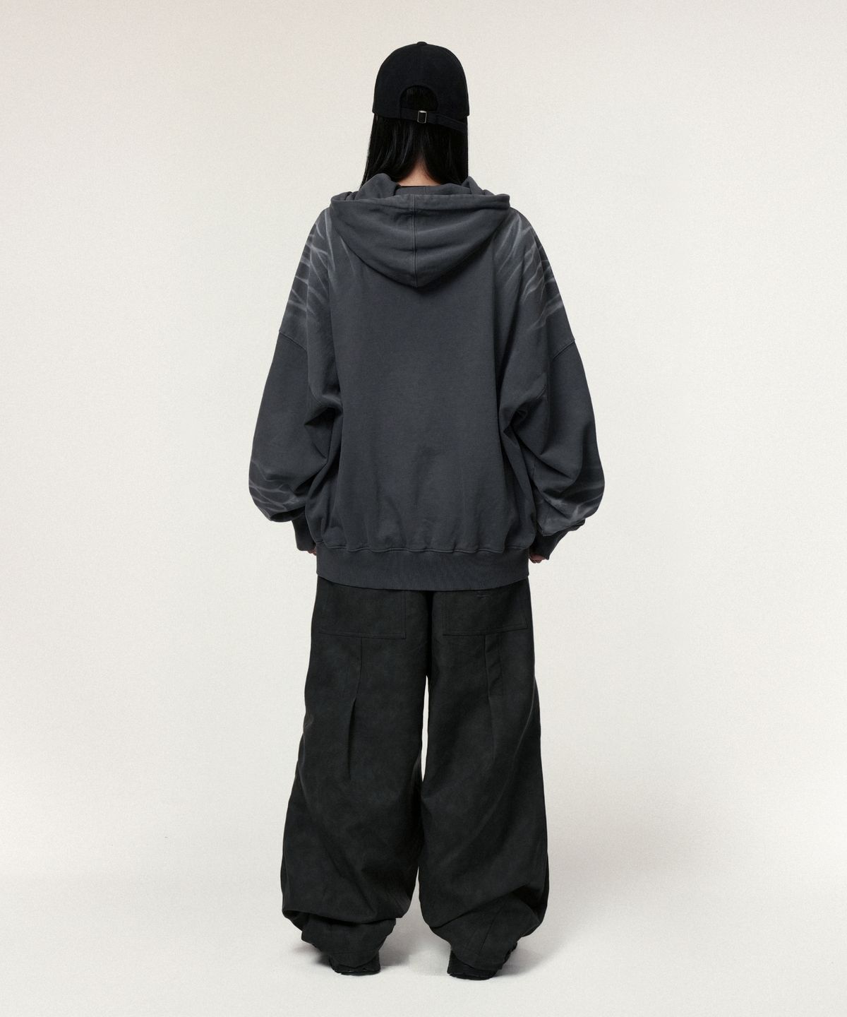 아이돈워너셀(IDWS) Hibiki Vegan Leather Pants Charcoal
