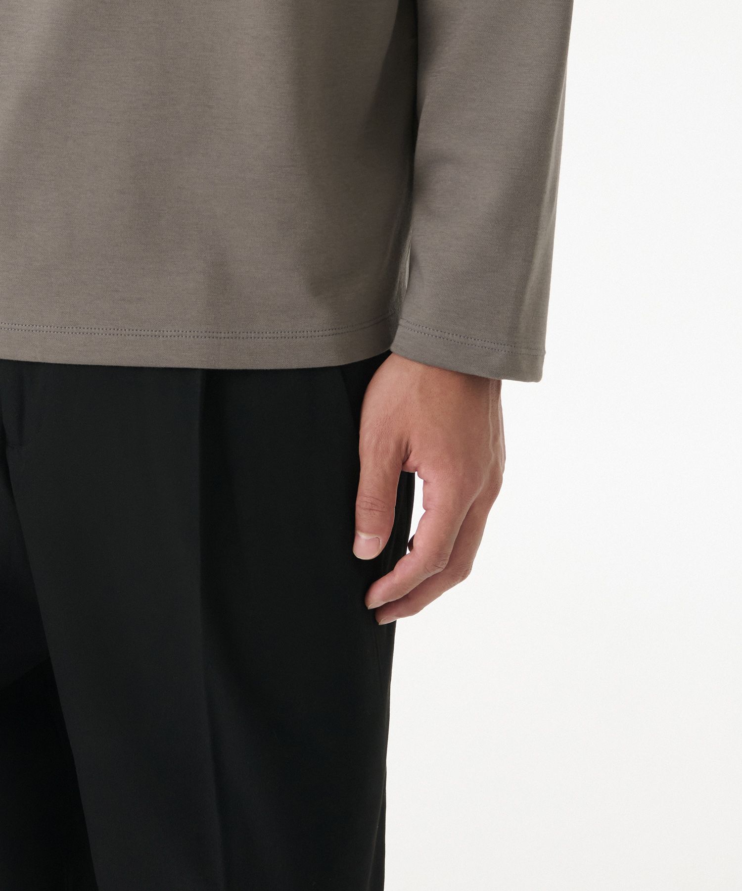Tシャツ・カットソー *MUSINSA STANDARD* Hit Standard Mock Neck Long Sleeve T-Shir MUSINSA | MUSINSA STANDARD [Hit Standard] Mock Neck Long